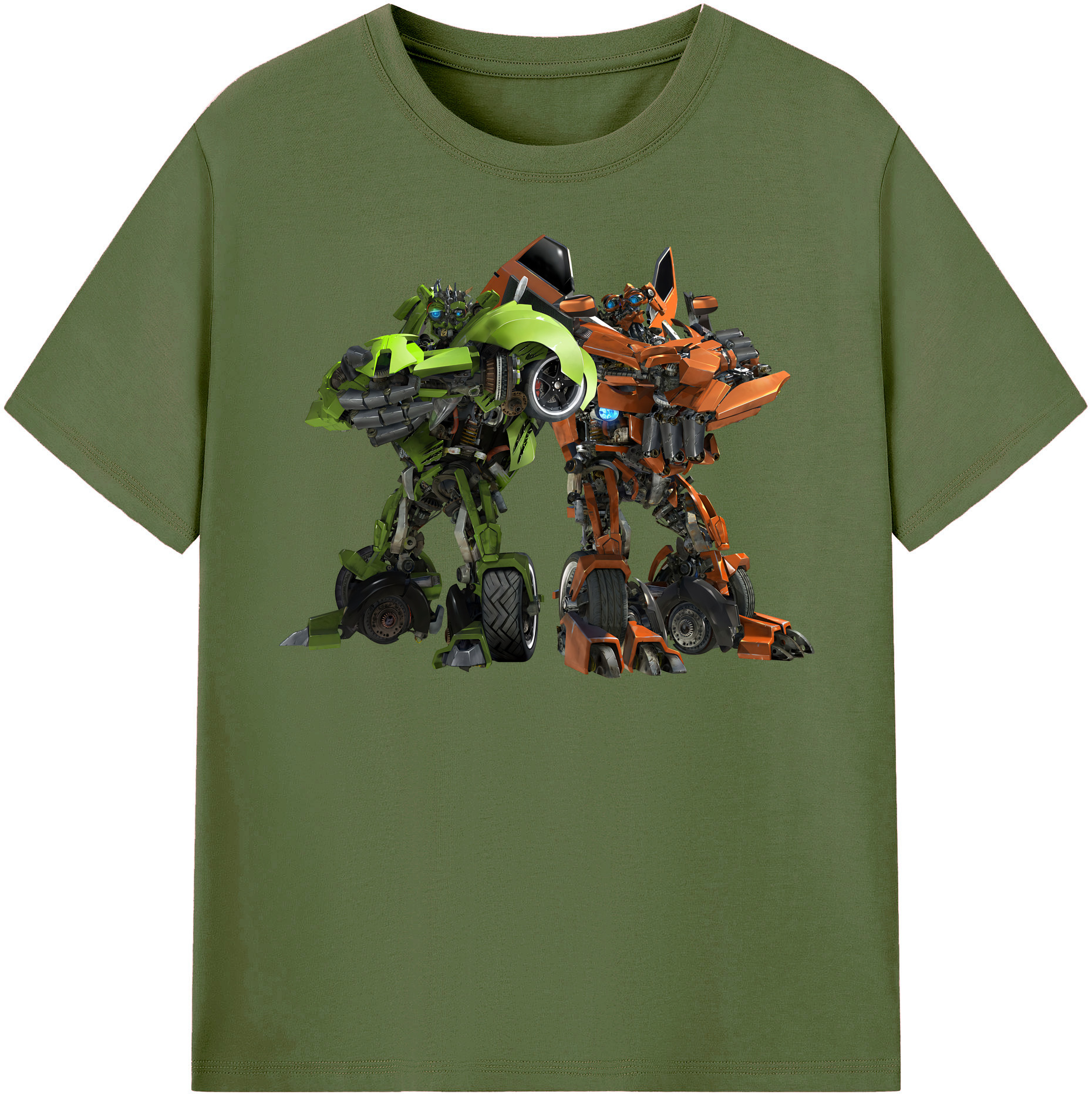 （画像用） Transformers トランスフォーマー 綿100％半袖Tシャツ（フロントプリント）